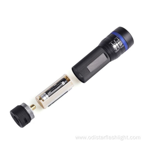 3W protable Zoomable LED flashlight